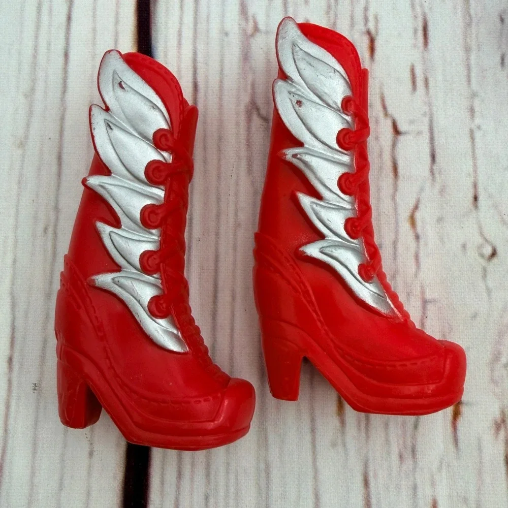 My Little Pony Equestria‎ Girls Doll Boots Lot Red Winged Purple Pink 3 Pairs